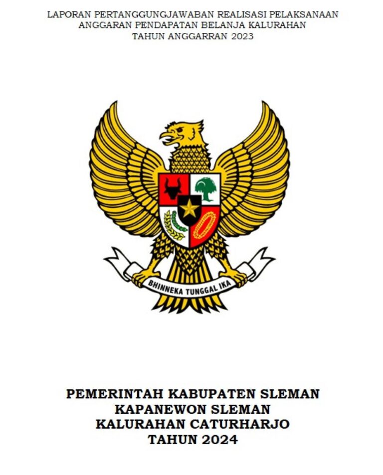 gambar_Laporan Pertanggungjawaban Tahun Anggaran 2023 Kalurahan Caturharjo